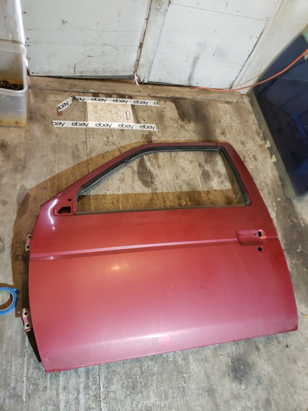 1987-94 D21 Nissan Pathfinder OEM FRONT DRIVER DOOR SHELL