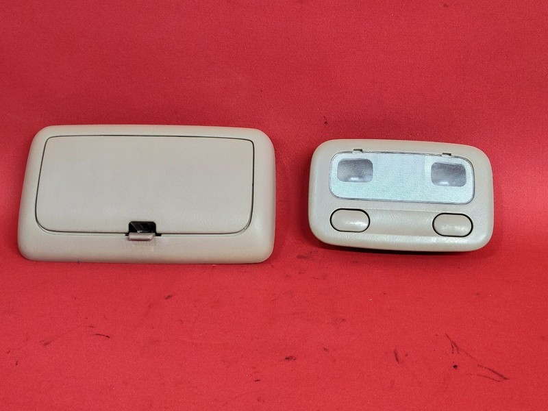 2000 2001 Nissan Maxima Roof Map Sunglass Console Dome Light SET Beige