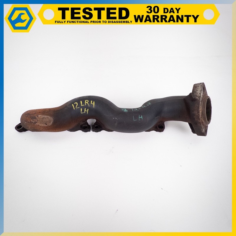 10-13 LAND ROVER L319 LR4 5.0L FRONT LEFT DRIVER SIDE ENGINE EXHAUST MANIFOLD OE