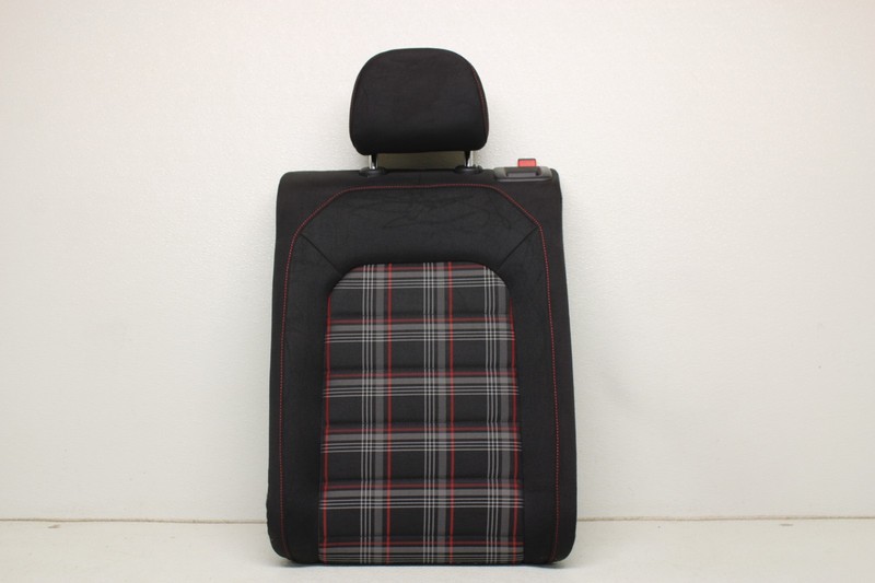 MK7 VW GTI Rear Left Cloth Plaid Backrest 40 Split Back Rest Oem 2015-2021
