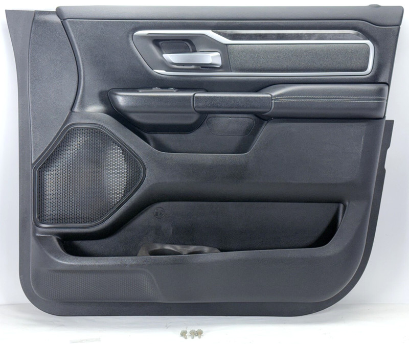 ✅ 19-25 RAM 1500 5th Gen. BIG HORN OEM DOOR PANEL FRONT RIGHT PASSENGER BLACK RH