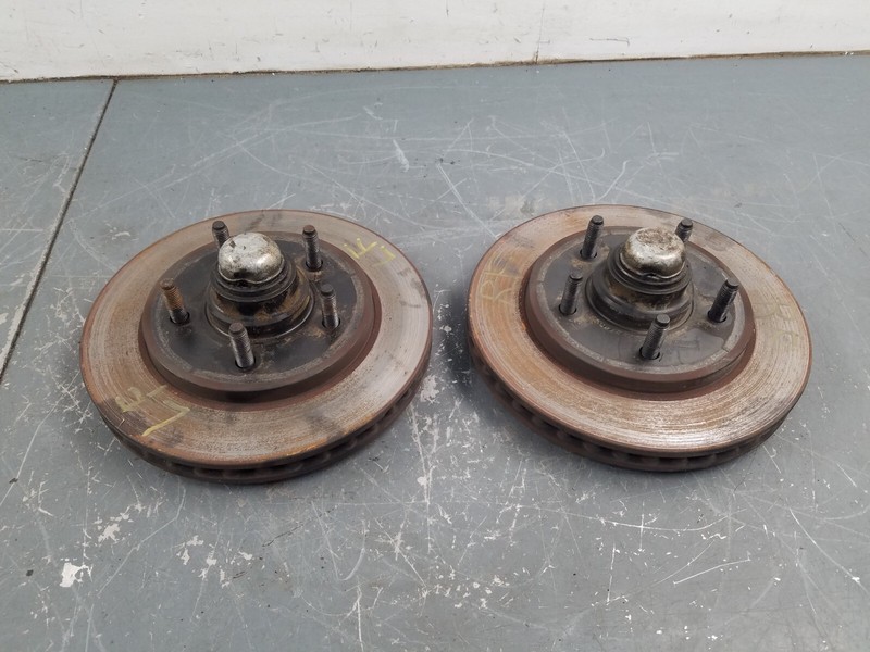 2003 Ford F150 Lightning SVT Front Brake Rotors / Hubs#5050 F2