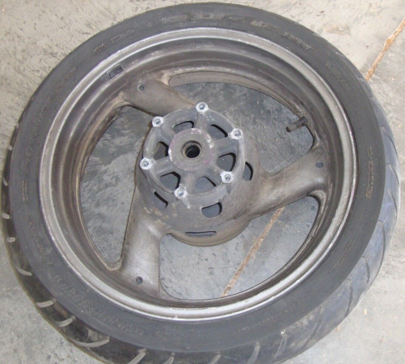 1995 Yamaha YZF600R YZF 600 YZF600 R 600R Rear Back Wheel Rim Tire 160x60-17 #4