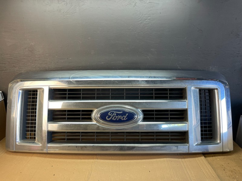 2008 to 2014 Ford Econoline E150 E250 Front Upper Chrome Grill Grille AC9747 DG