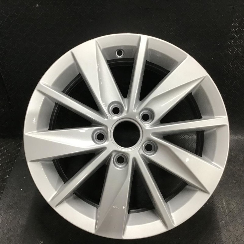 2015-2019 Volkswagen Golf 69994 Wheel 15 x 6 Rim Silver Painted 5G0601025BA8Z8