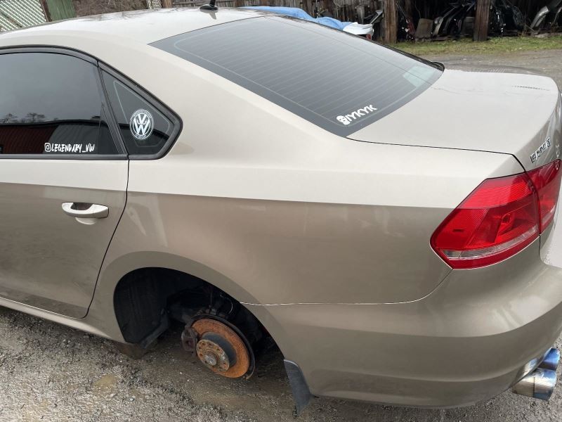 LEFT QUARTER PANEL TAN PC: 0N0N FITS 12-15 VOLKSWAGEN PASSAT 38421