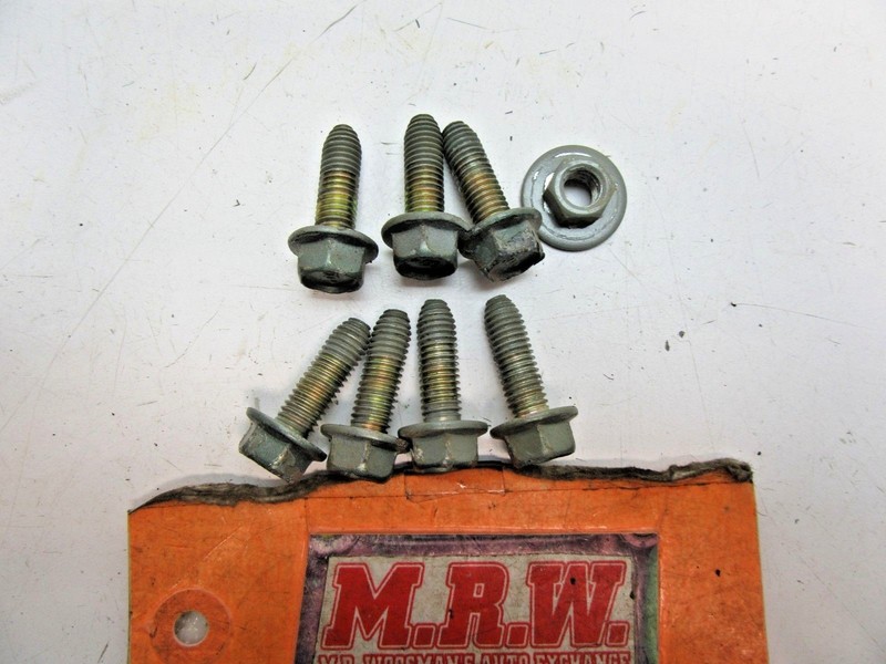 FITS 7 BOLTS 1 NUT DOOR HINGE TO CAR BODY LEFT RIGHT FRONT REAR RF LF RH LH R L