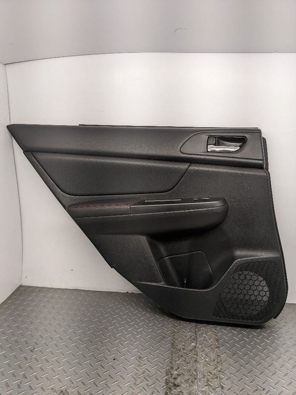 15-19 WRX Black Rear Driver Side Left LH Interior Door Trim Panel OEM Fa 1196510