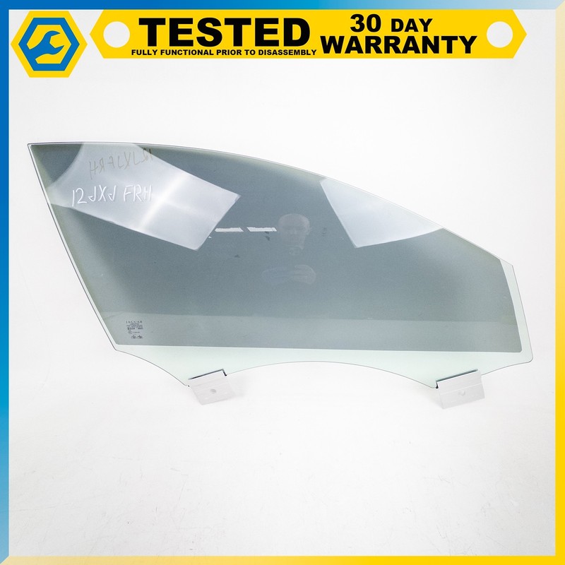 10-19 JAGUAR XJ FRONT RIGHT PASSENGER SIDE DOOR WINDOW GLASS OEM