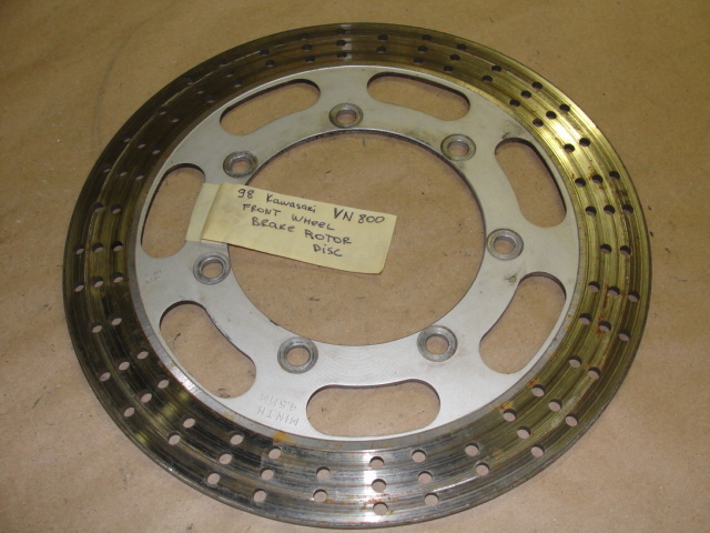 98 KAWASAKI VN 800 FRONT WHEEL BRAKE ROTOR DISC VN800