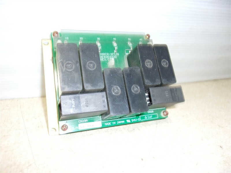 Brake Release Relay Control Board JARCR-XFL01 Rev C CN29A *FREE SHIPPING*