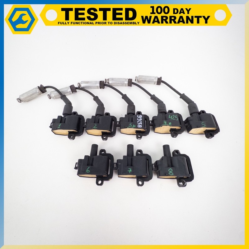 97-04 CHEVROLET CORVETTE C5 5.7L ENGINE MOTOR IGNITION COIL SET OF 8 OEM