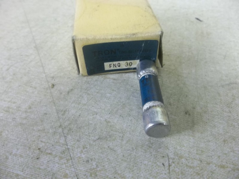NEW Tron FNQ-30 Lot of 9 NOS 30A Fuses 600V *FREE SHIPPING*
