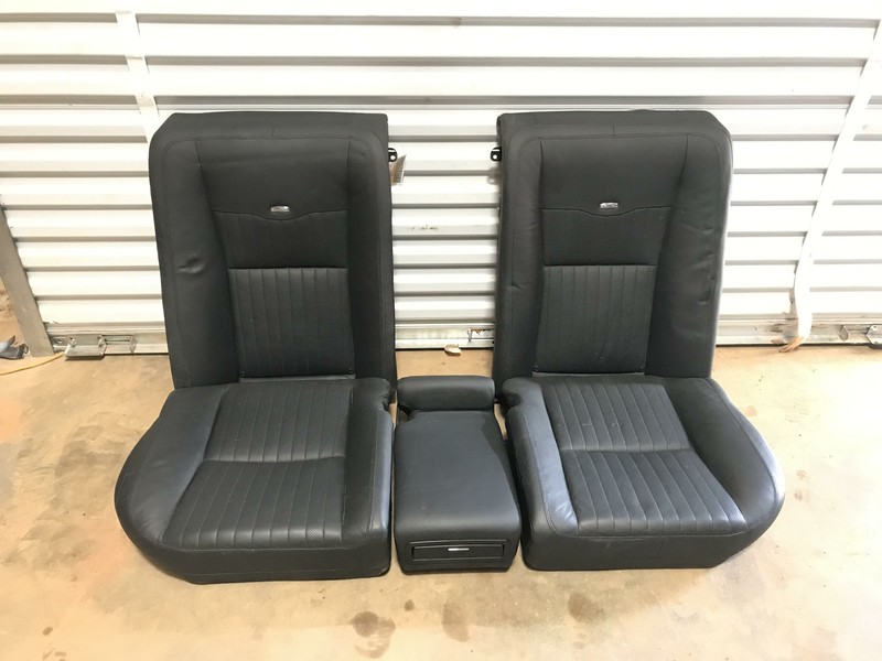 2008 08 MERCEDES S600 V12 REAR LEATHER SEATS HEATED COOLED BLACK SEAT OEM