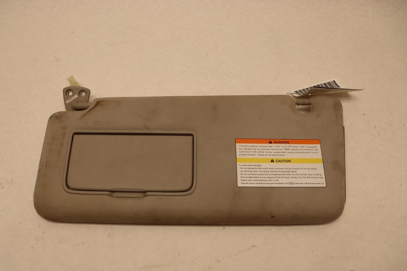 2011-2013 INFINITI QX56 FRONT LEFT DRIVER SIDE SUN VISOR SHADE CLOTH OEM