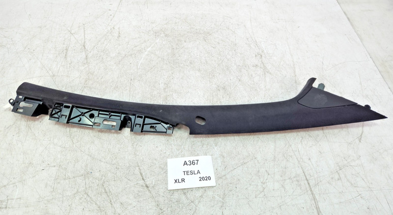 ✅ 16-20 OEM Tesla Model X Front Right Passenger Upper A Pillar Trim Ultrasuede*