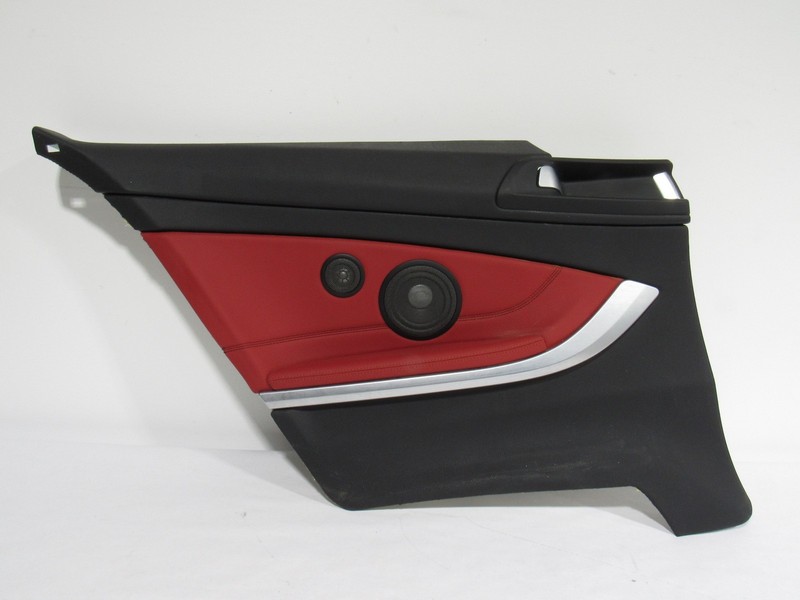 14-19 BMW 430i F32 Rear Left Driver Quarter Panel Cover Trim Red :Y