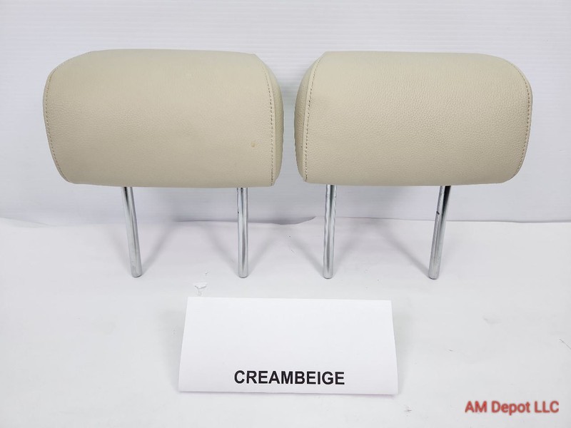 2008 BMW 535i 535xi 528xi 528i E60 Rear Seat Headrest Set Creambeige 52207238928