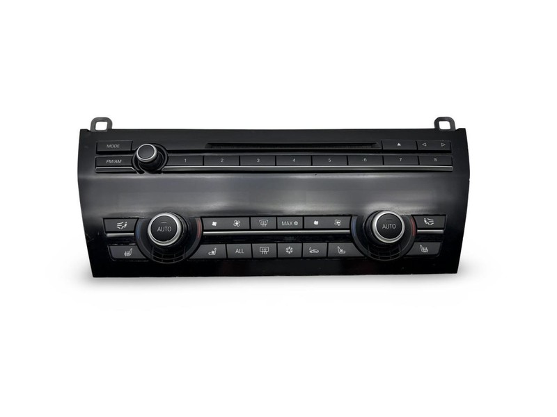 09-12 BMW 750I Heat/AC Controller With Climate Front Seats With Audio Controller
