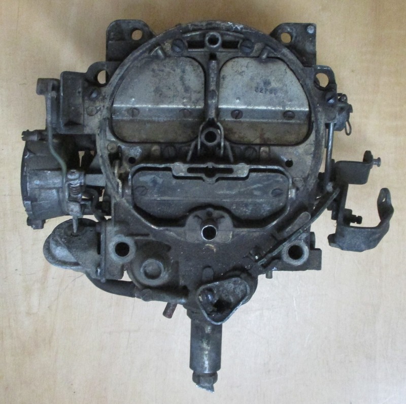 USED 4 BARREL ROCHESTER Q-JET CARBURETOR 17056546 AKR 3425 BOP1975-1976