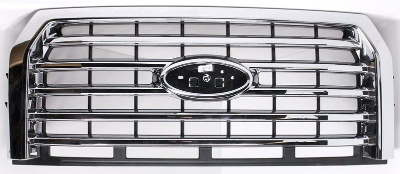 OEM Ford F150 XLT Chrome Grille FL3Z-8200-EA - Scratches