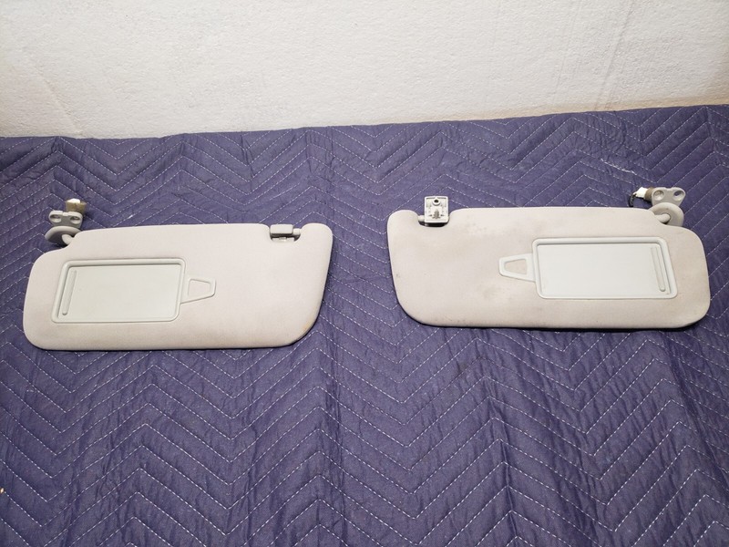 09-14 HYUNDAI GENESIS SEDAN FRONT LEFT RIGHT SUNVISOR with sunroof oem