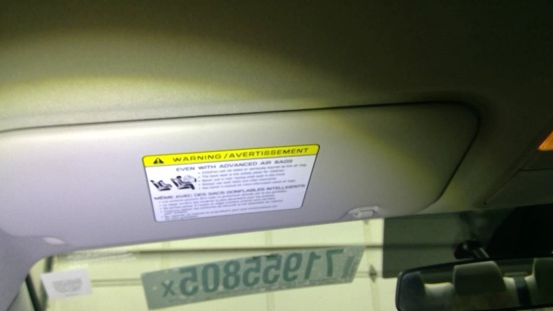 Driver Left Sun Visor Without Illuminated Fits 22-24 FORTE 1711604