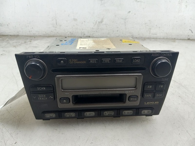 01-03 LEXUS IS300 3.0L STEREO / RADIO RECEIVER UNIT