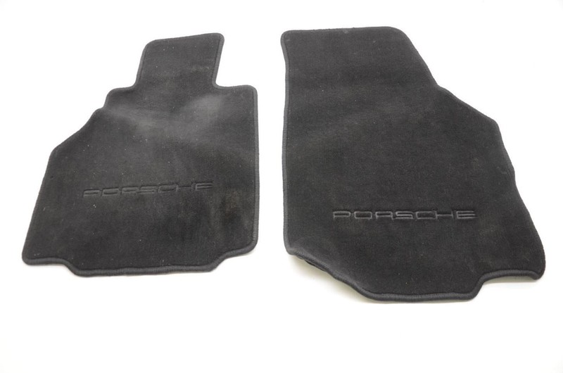 97-04 Porsche Boxster 2.7L Pair of Floor Black Carpet Floor Mats