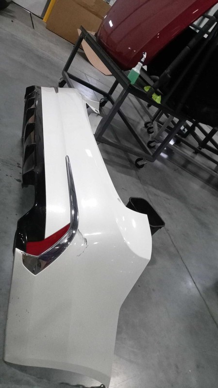 2020 Acura TLX White Bumper Assembly OEM 71500TZ3A60ZZ, 71530TZ3A00