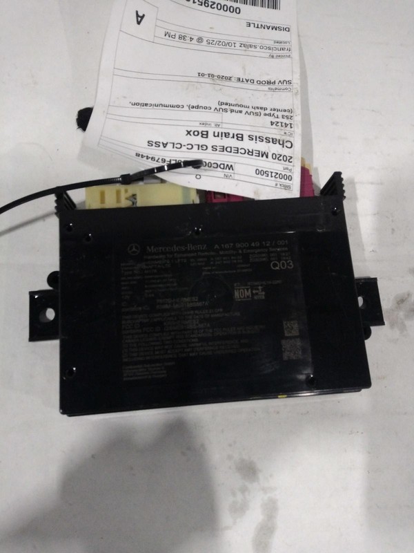2020 Mercedes-Benz GLC-Class Telematics Interface Module OEM 59000 Miles