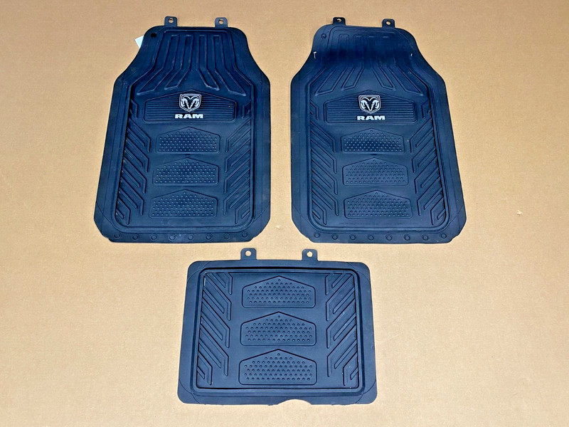 ⭐2019-2022 RAM 1500 FRONT RIGHT & LEFT FLOOR MAT ALL WEATHER LINER OEM LOT2393