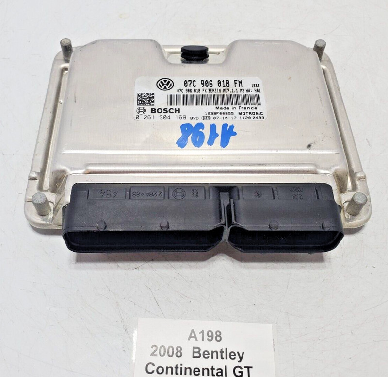 ✅ 03-12 OEM Bentley Continental GT GTC 6.0L W12 Engine Control Module ECU ECM
