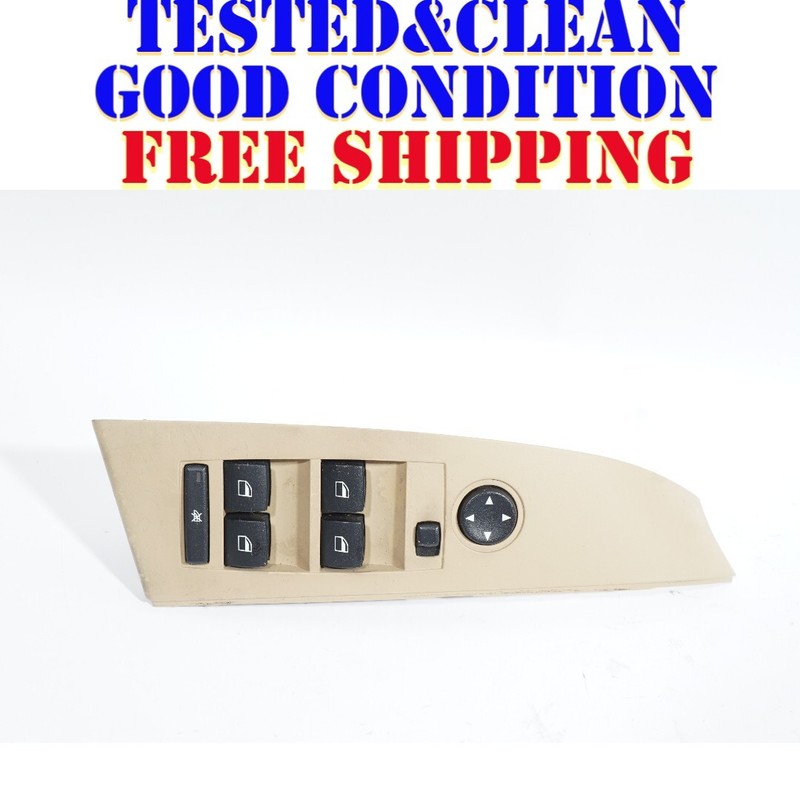 04 05 06 07 BMW 525i MASTER LOCK POWER WINDOW MIRROR SWITCH 6951905 OEM