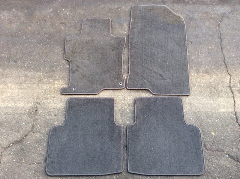 08 09 10 11 12 Accord 4DR Sedan Floor Mats Floormats Rugs Black Used OEM