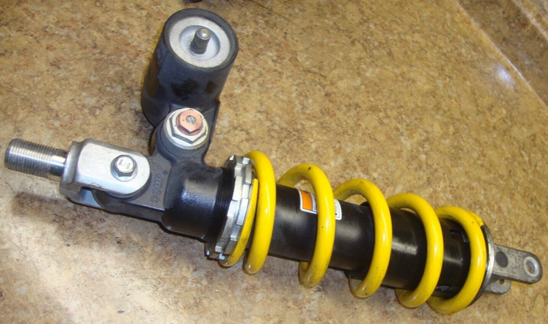 07 Suzuki GSX-R750 GSXR7 GSXR750 Rear Back Mono Shock Absorber Yellow Suspension