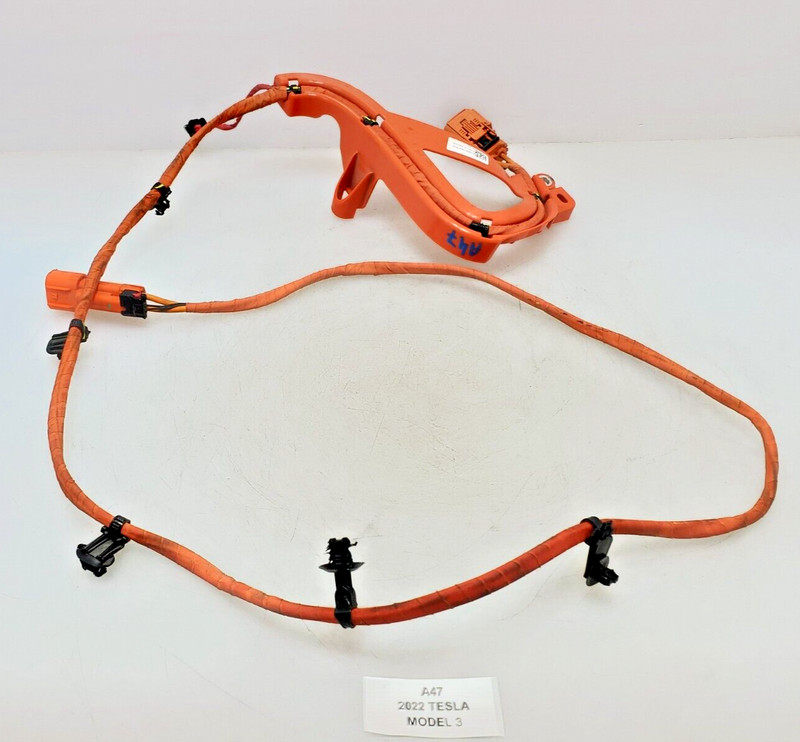 ✅ 17-23 OEM Tesla Model 3 AC Compressor Pump High Voltage Wire Wiring Harness