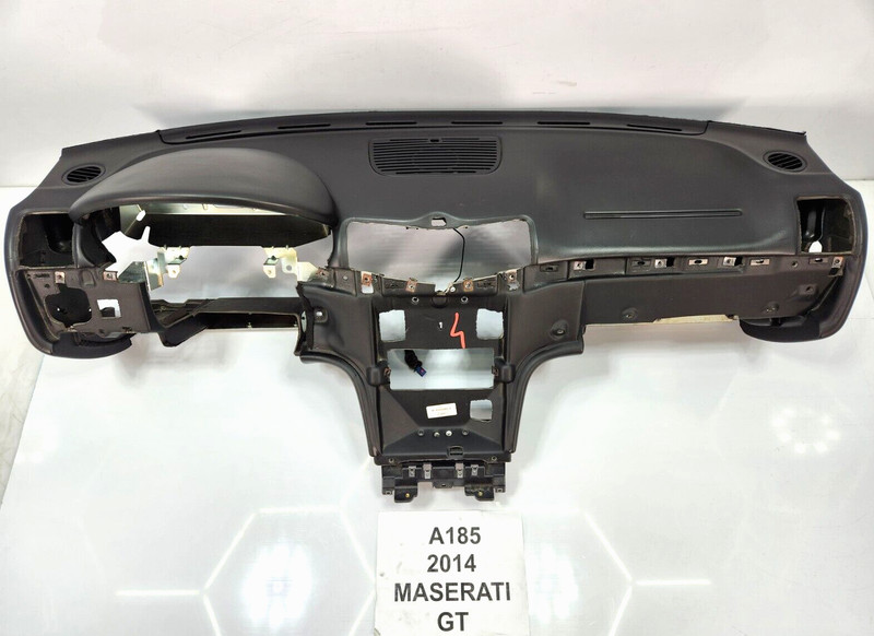 ✅ 09-19 OEM Maserati GT S M145 Dashboard Instrument Panel Leather Black *NOTE