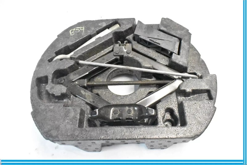 09-15 Jaguar XF XFR X250 Emergency Spare Tire Foam Holder w/ Tool Kit OEM