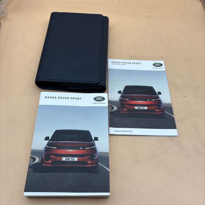 2024 Land Rover Range Rover Sport Owner's ManuaL Quick start guide With case