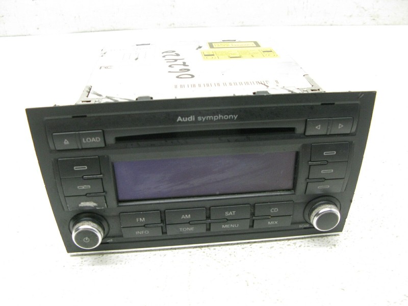 04-08 AUDI B7 A4 SEDAN SYMPHONY STEREO RADIO CD HEAD UNIT SATELLITE OEM 06242
