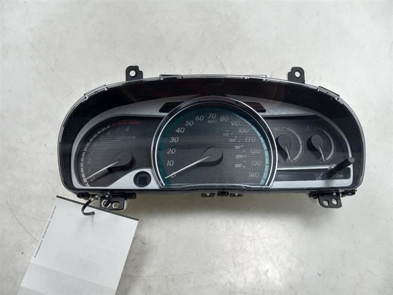 11-12 TOYOTA VENZA LE 3.5L FWD AT SPEEDOMETER INSTRUMENT CLUSTER ASSEMBLY