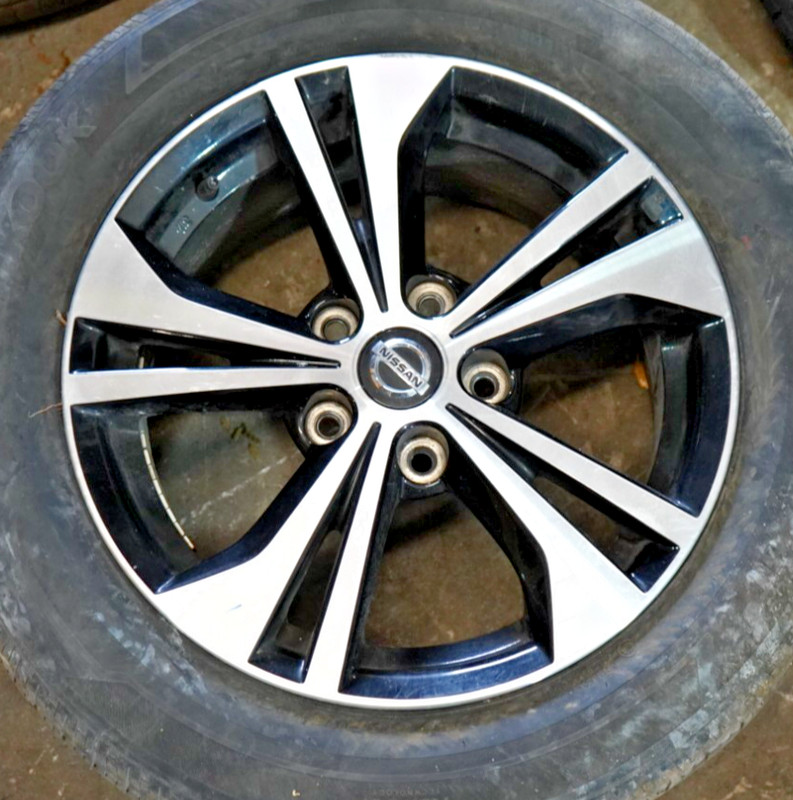 Factory Nissan Sentra Wheel OEM Black Inset 2020-23 40300-6LB9A 1 NO TIRE