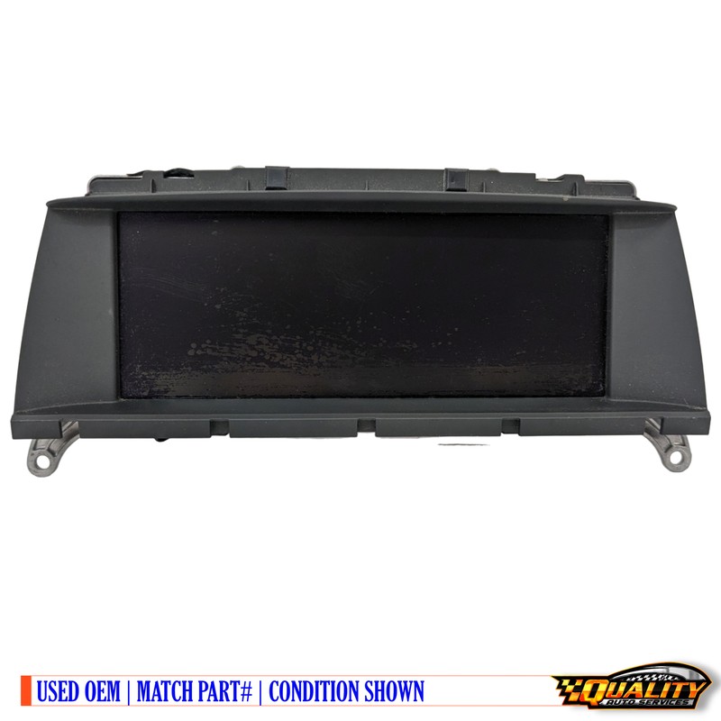 10-18 BMW F25 X3 Gps Navigation Information Dash 8.8" Cid Screen OEM 9289584