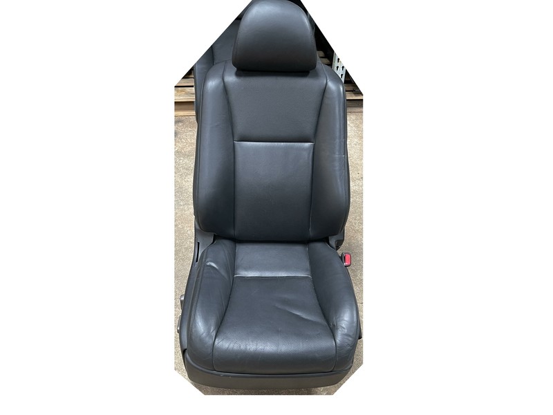 08-12 LEXUS LS600HL FRONT RIGHT PASSENGER BLACK LEATHER SEAT OEM HEATED COOLED