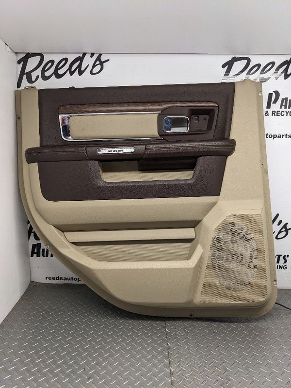 2009-2012 Dodge Ram 1500 Crew Cab Rear Left Door Trim Panel Assembly 1157975