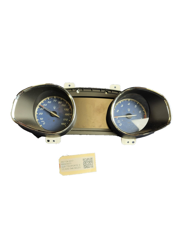 Used Oem Maserati Instrument Panel Speedometer Cluster 54k 2017 Quattroporte