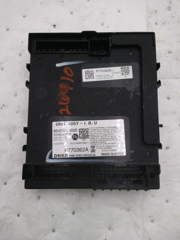 2022 KIA K5 Body Control Module OEM 954B0L3620 54000 Miles Blue