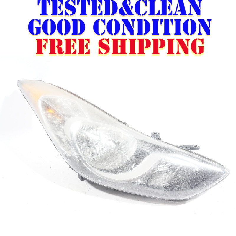 11 12 13 HYUNDAI ELANTRA HEADLIGHT RIGHT PASSENGER SIDE OEM