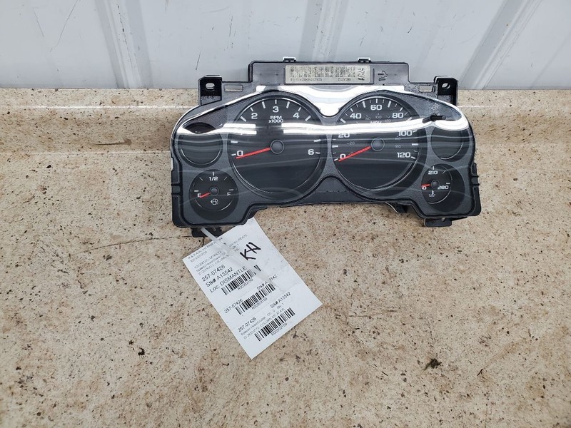 Speedometer Cluster MPH US Market Fits 11-13 SILVERADO 1500 PICKUP 302159